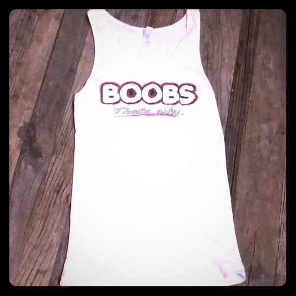 Tops - Boobs Tank women’s X Large new Tops - Boobs Tank women’s X Large new
